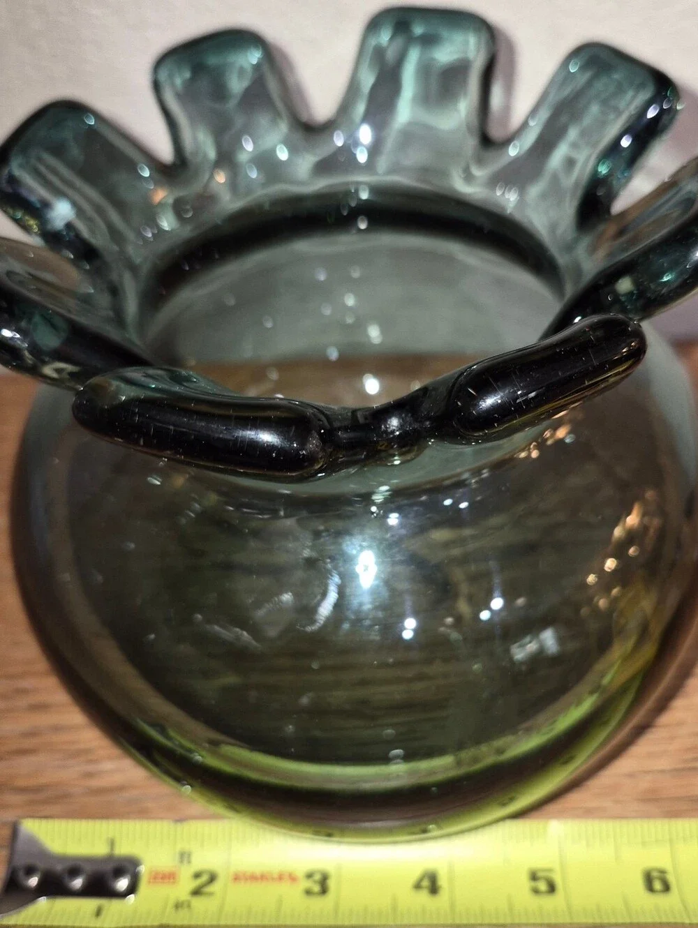 Vintage Barovier & Toso Murano Art Glass Vase, Handblown